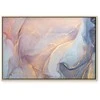 Artgeist Paveikslas - Rožinė and mėlynas marble - abstract watercolour with auksinis accents