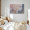 Artgeist Paveikslas - Rožinė and mėlynas marble - abstract watercolour with auksinis accents