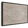 Artgeist Paveikslas - Sand carpet - worn Persian carpet with rich decorative motifs