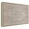 Artgeist Paveikslas - Sand carpet - worn Persian carpet with rich decorative motifs
