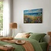 Artgeist Paveikslas - Seascape – wildflowers and a view of the rough sea