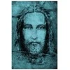Artgeist Paveikslas - Shroud of Turin in Turqoise (1 Part) Vertical