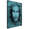 Artgeist Paveikslas - Shroud of Turin in Turqoise (1 Part) Vertical