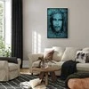 Artgeist Paveikslas - Shroud of Turin in Turqoise (1 Part) Vertical