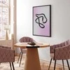 Artgeist Paveikslas - Sidabrinis Intricacies - Fluid Metallic Figure on a Gradient Background