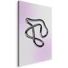 Artgeist Paveikslas - Sidabrinis Intricacies - Fluid Metallic Figure on a Gradient Background