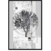 Artgeist Paveikslas - Sidabrinis Tree (1 Part) Vertical