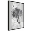 Artgeist Paveikslas - Sidabrinis Tree (1 Part) Vertical