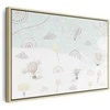 Artgeist Paveikslas - Sky with Balloons - Balloons in Subdued Colors Flying in the Sky Among Clouds Rainbows and Stars