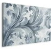 Artgeist Paveikslas - Stone Baroque Ornaments in Light Shades of Gray-Mėlyna