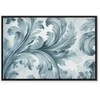 Artgeist Paveikslas - Stone Baroque Ornaments in Light Shades of Gray-Mėlyna