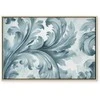 Artgeist Paveikslas - Stone Baroque Ornaments in Light Shades of Gray-Mėlyna