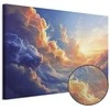 Artgeist Paveikslas - Sunset Over a Cloudy Sea: A Wonderful Symphony of Colors