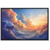 Artgeist Paveikslas - Sunset Over a Cloudy Sea: A Wonderful Symphony of Colors