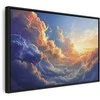 Artgeist Paveikslas - Sunset Over a Cloudy Sea: A Wonderful Symphony of Colors