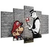 Artgeist Paveikslas - Super Mario Mushroom Cop (Banksy)