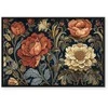Artgeist Paveikslas - Tapestry Large Flowers Retro Floral Motif in Kilim Style
