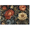 Artgeist Paveikslas - Tapestry Large Flowers Retro Floral Motif in Kilim Style