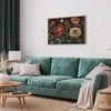Artgeist Paveikslas - Tapestry Large Flowers Retro Floral Motif in Kilim Style