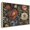 Artgeist Paveikslas - Tapestry Large Flowers Retro Floral Motif in Kilim Style