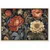 Artgeist Paveikslas - Tapestry Large Flowers Retro Floral Motif in Kilim Style
