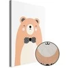 Artgeist Paveikslas - Teddy Bear in Bow Tie (1 Part) Vertical