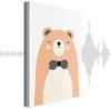 Artgeist Paveikslas - Teddy Bear in Bow Tie (1 Part) Vertical