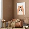 Artgeist Paveikslas - Teddy Bear in Bow Tie (1 Part) Vertical