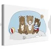 Artgeist Paveikslas - Teddy Bears on the Beach (1 Part) Wide