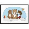 Artgeist Paveikslas - Teddy Bears on the Beach (1 Part) Wide