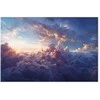Artgeist Paveikslas - The Sun in Hiding: The Golden Face of the Sky Over a Cloudy Sea