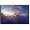 Artgeist Paveikslas - The Sun in Hiding: The Golden Face of the Sky Over a Cloudy Sea
