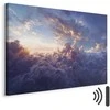 Artgeist Paveikslas - The Sun in Hiding: The Golden Face of the Sky Over a Cloudy Sea