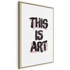 Artgeist Paveikslas - This Is Art (1 Part) Vertical
