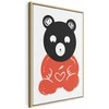Artgeist Paveikslas - Thoughtful Bear (1 Part) Vertical