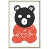 Artgeist Paveikslas - Thoughtful Bear (1 Part) Vertical