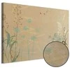 Artgeist Paveikslas - Tiny Bird - Colorful Grasses in Golden Shades of Sunset
