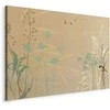 Artgeist Paveikslas - Tiny Bird - Colorful Grasses in Golden Shades of Sunset