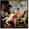 Artgeist Paveikslas - Titian – Venus and Adonis