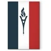 Artgeist Paveikslas - Torch Against the Backdrop of the French Flag