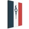 Artgeist Paveikslas - Torch Against the Backdrop of the French Flag