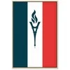 Artgeist Paveikslas - Torch Against the Backdrop of the French Flag