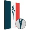 Artgeist Paveikslas - Torch Against the Backdrop of the French Flag