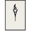 Artgeist Paveikslas - Torch Shaped Like an Inverted Eiffel Tower