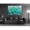 Artgeist Paveikslas - Turquoise Leaves (1 Part) Wide
