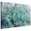 Artgeist Paveikslas - Turquoise Leaves (1 Part) Wide