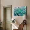 Artgeist Paveikslas - Turquoise Leaves (1 Part) Wide