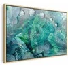 Artgeist Paveikslas - Turquoise Leaves (1 Part) Wide