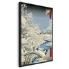 Artgeist Paveikslas - Utagawa Hiroshige – Drum bridge and Setting Sun Hill at Meguro
