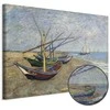 Artgeist Paveikslas - Vincent van Gogh – Fishing Boats on the Beach